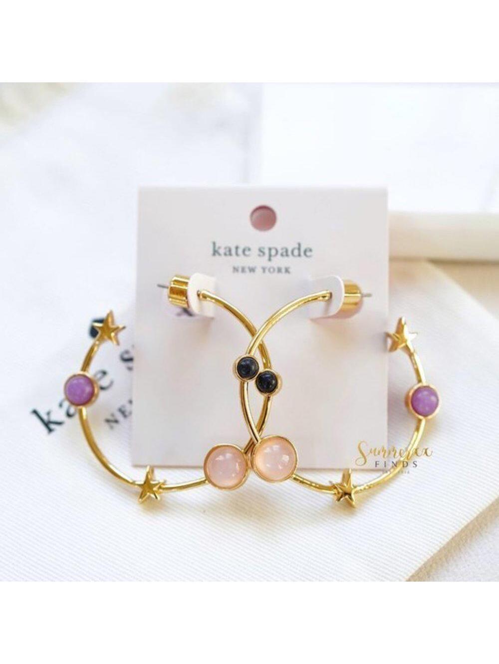 Kate Spade On the Rocks Hoops Earrings - Picture 1 of 13
